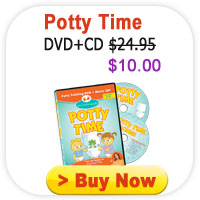 Potty Time DVD + Music CD