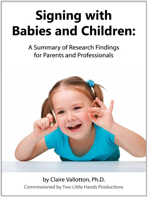 Signing with Babies and Children - white paper